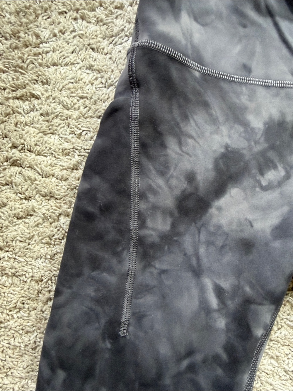 lululemon athletica Black Tie-Dye High-Rise Leggings - Picture 6 of 8